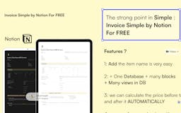 Notion Invoice Dashboard FREE 2 Version media 2