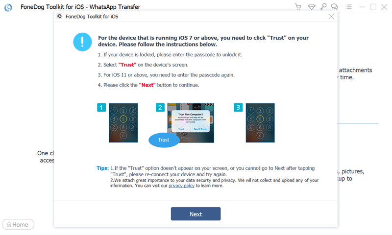 Fonedog WhatsApp Transfer media 3
