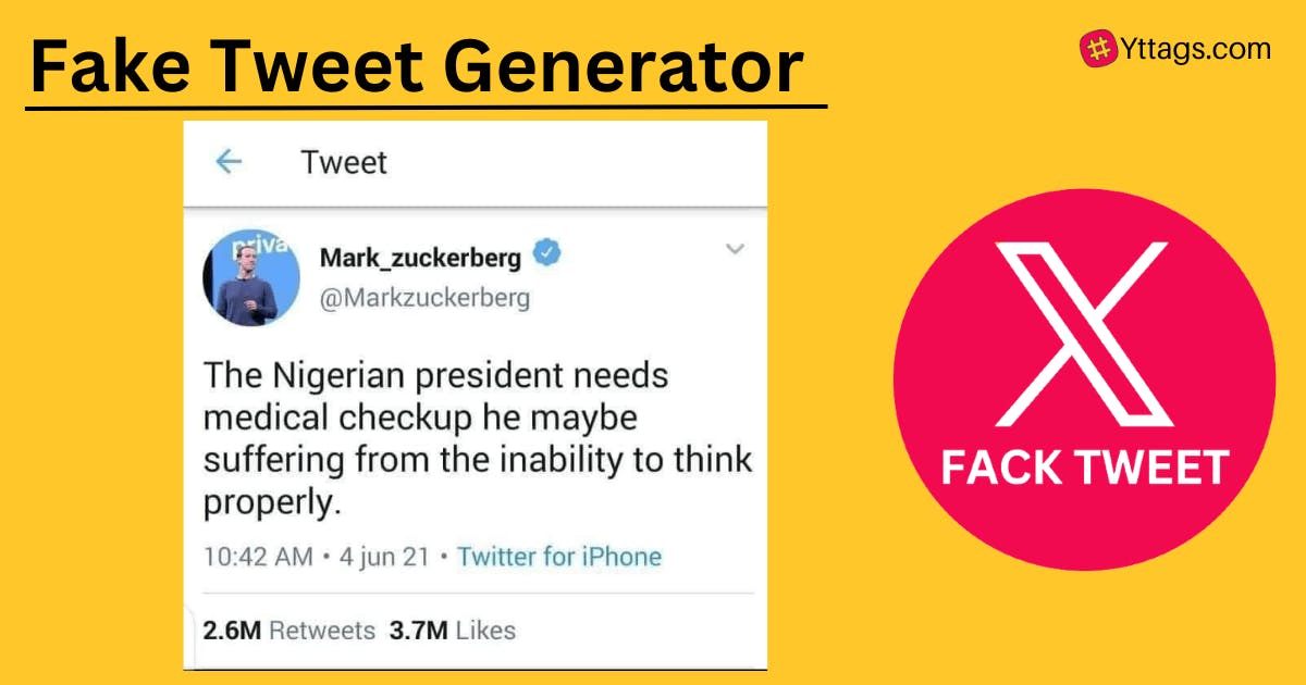 Fake Tweet Generator media 1