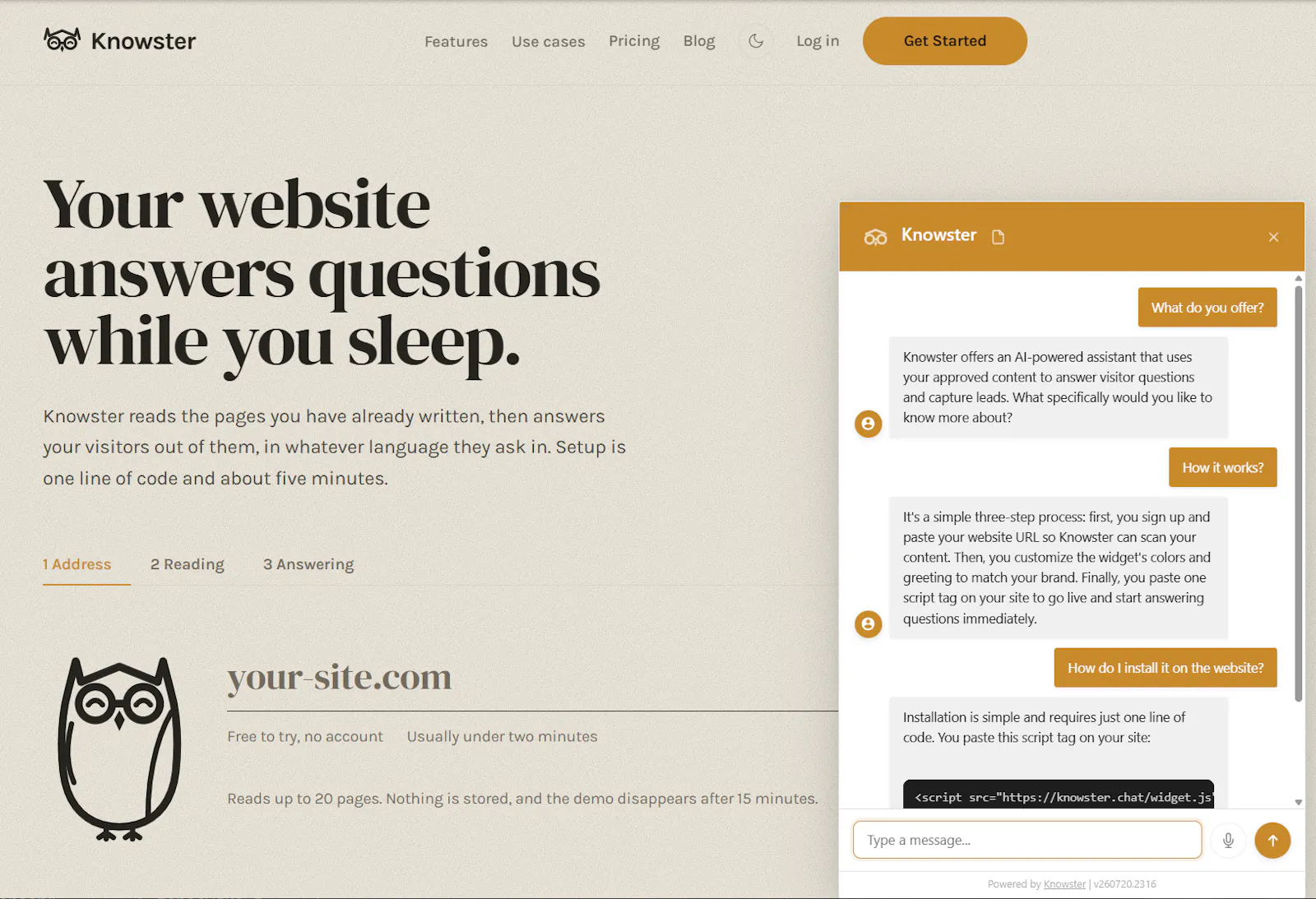 Knowster screenshot 2