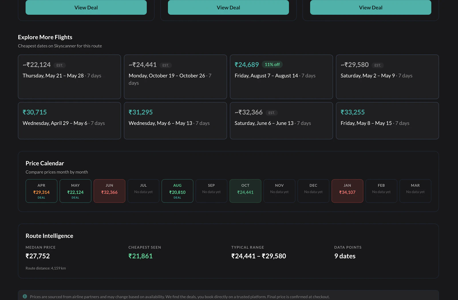 StealthFlights screenshot 2