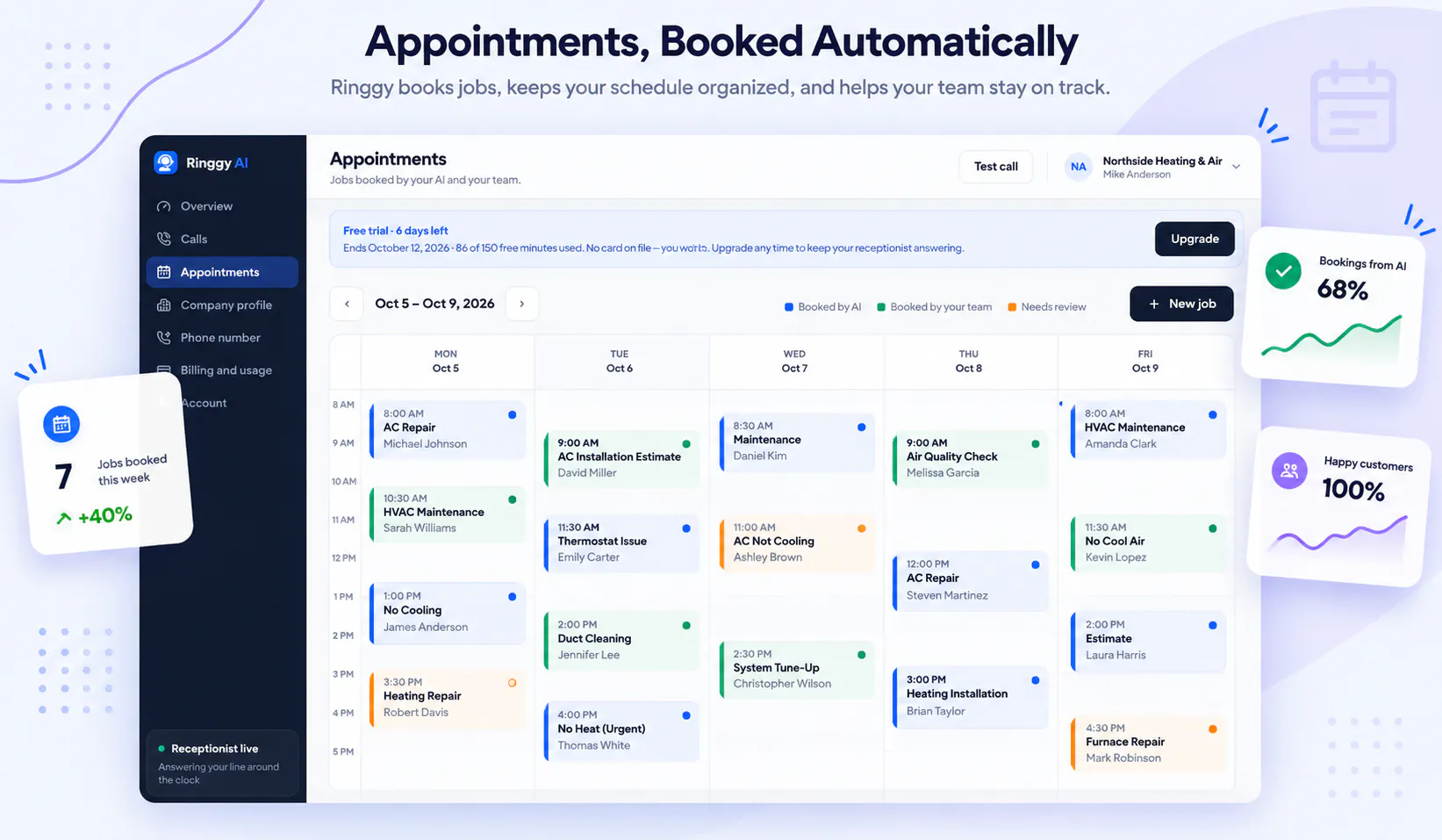 AI Call Receptionist for Home Service gallery image