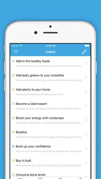 Habits gallery image