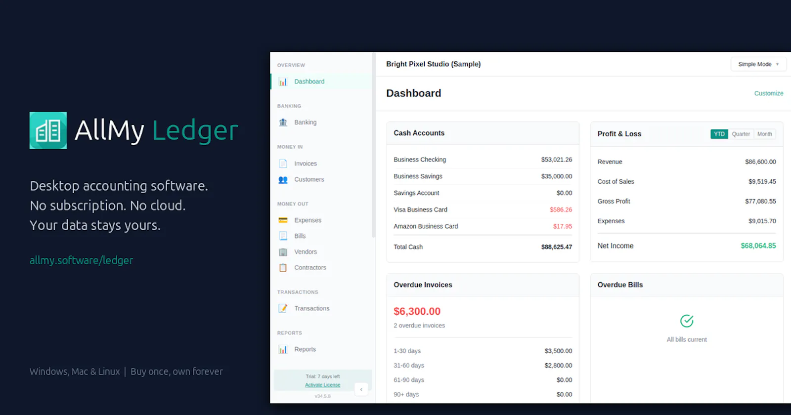 AllMy Ledger screenshot 2