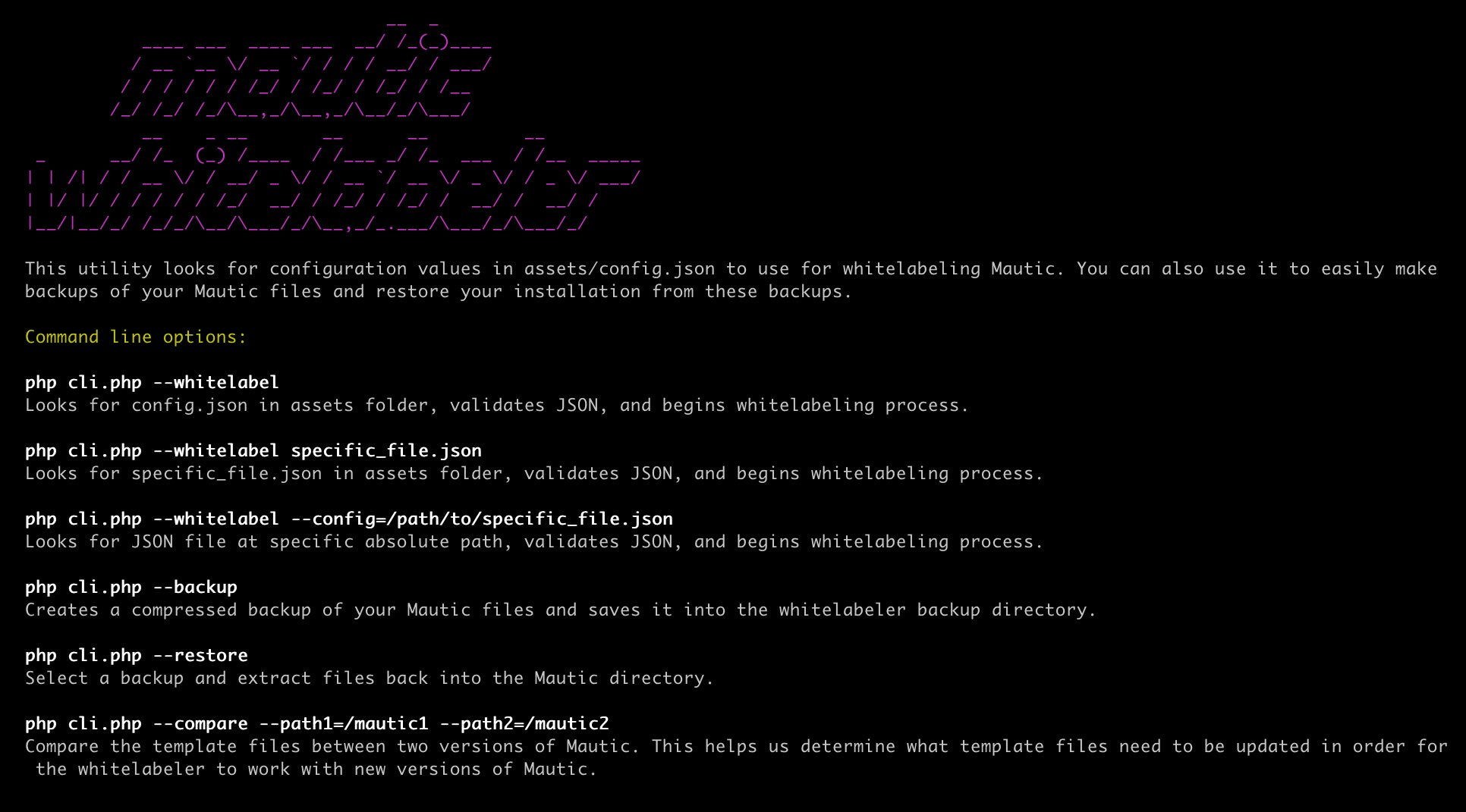 Mautic Whitelabeler gallery image