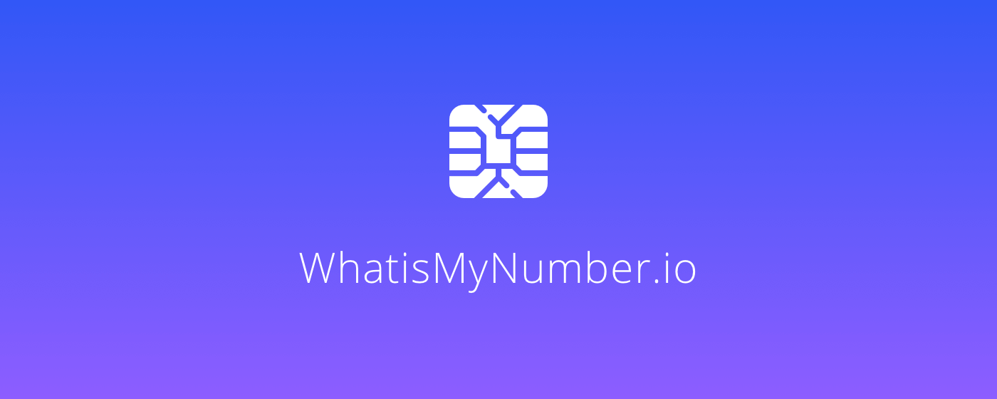 My Phone Number - whatismynumber.io gallery image