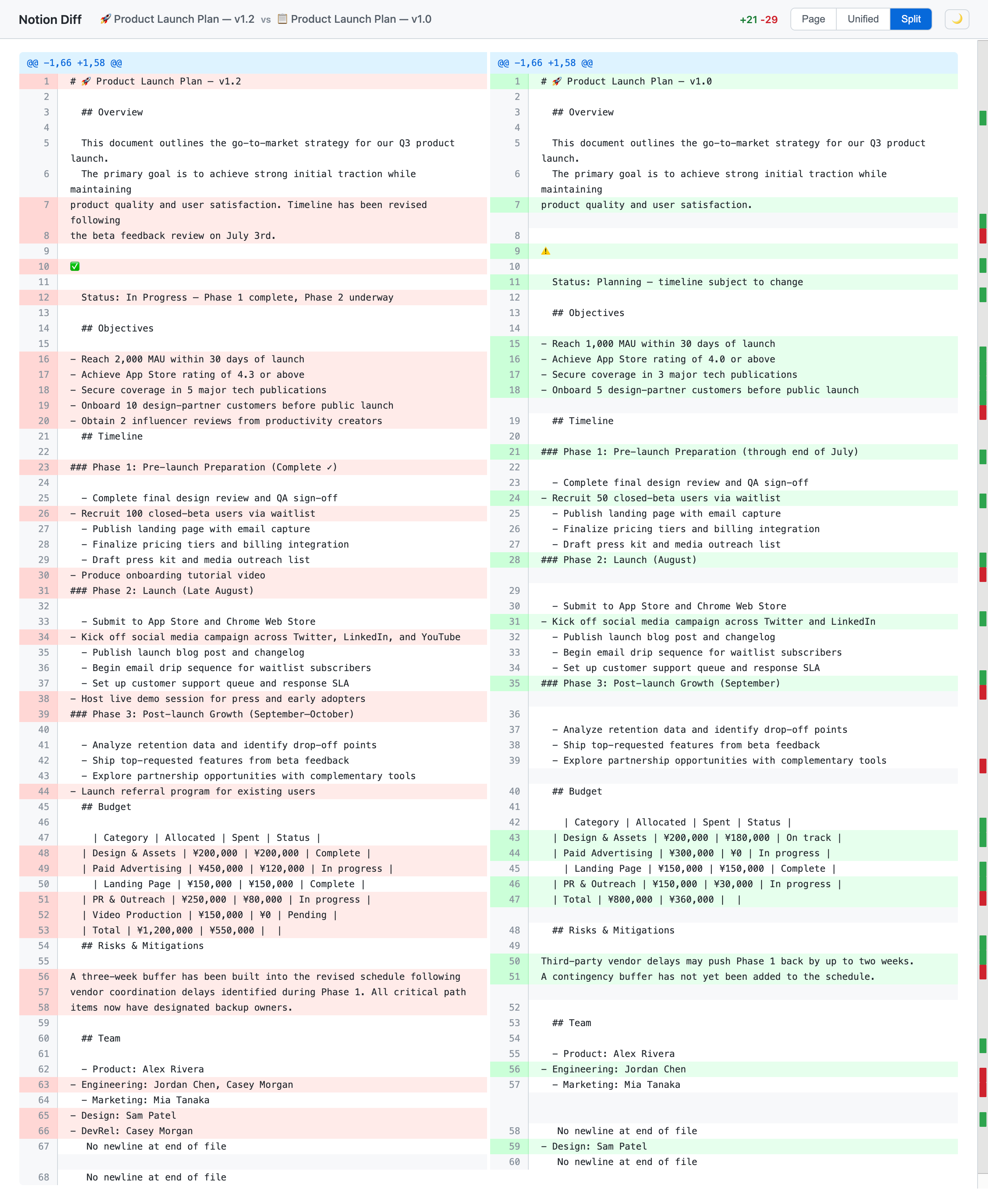 Notion Diff gallery image