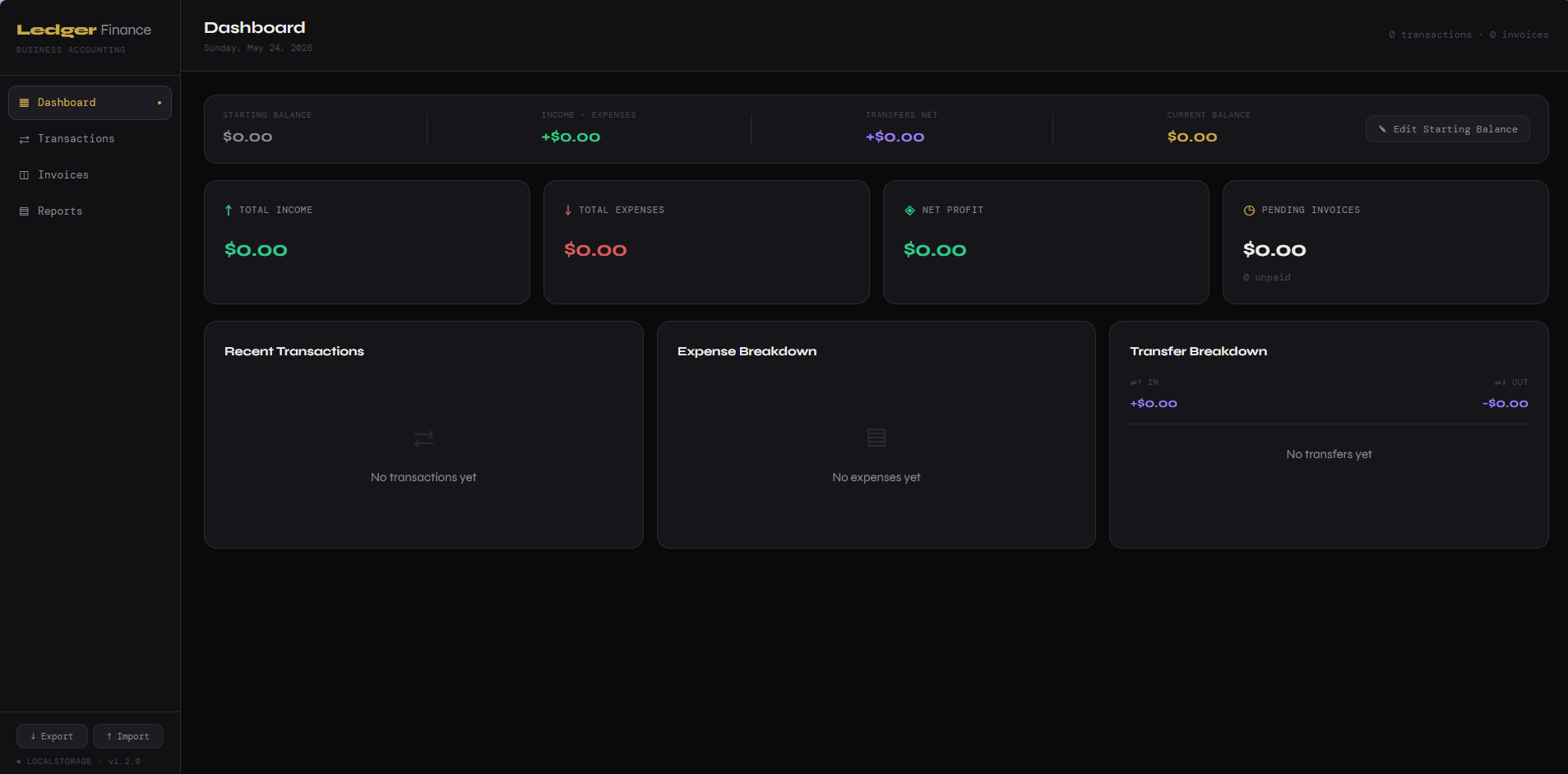 Ledger Finance — Business Accounting gallery image