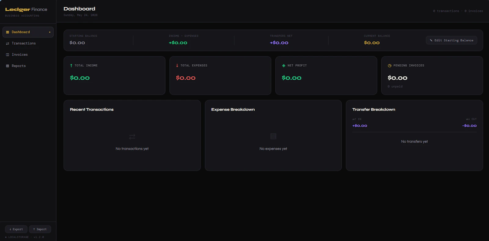 Ledger Finance — Business Accounting screenshot 2