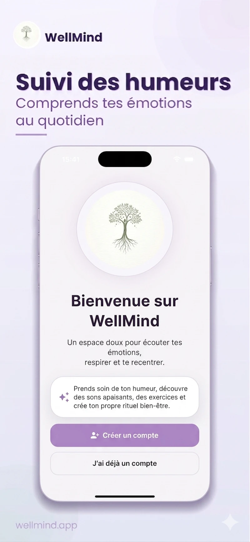 WellMind-Écoute tes émotions screenshot 1