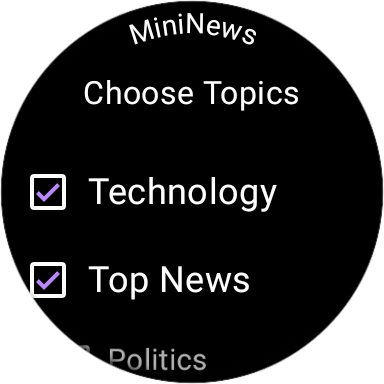 Media Mininews - Berita untuk Android Wear OS 1