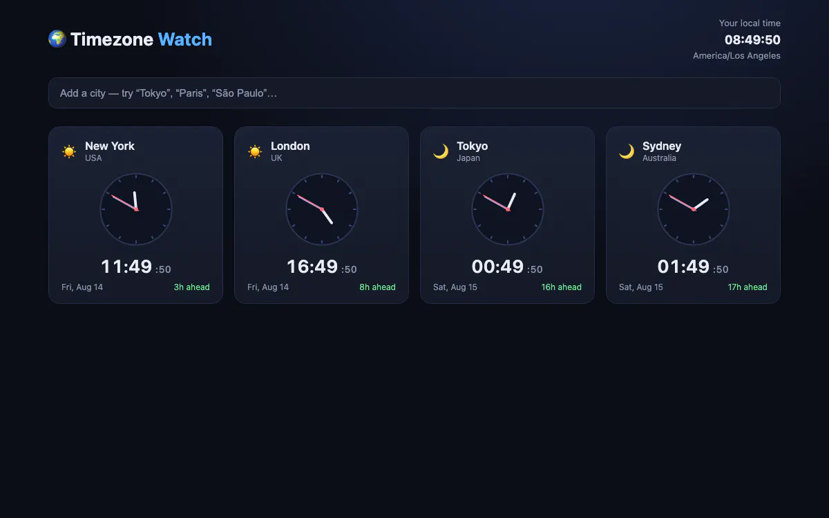 Timezone Watch gallery image