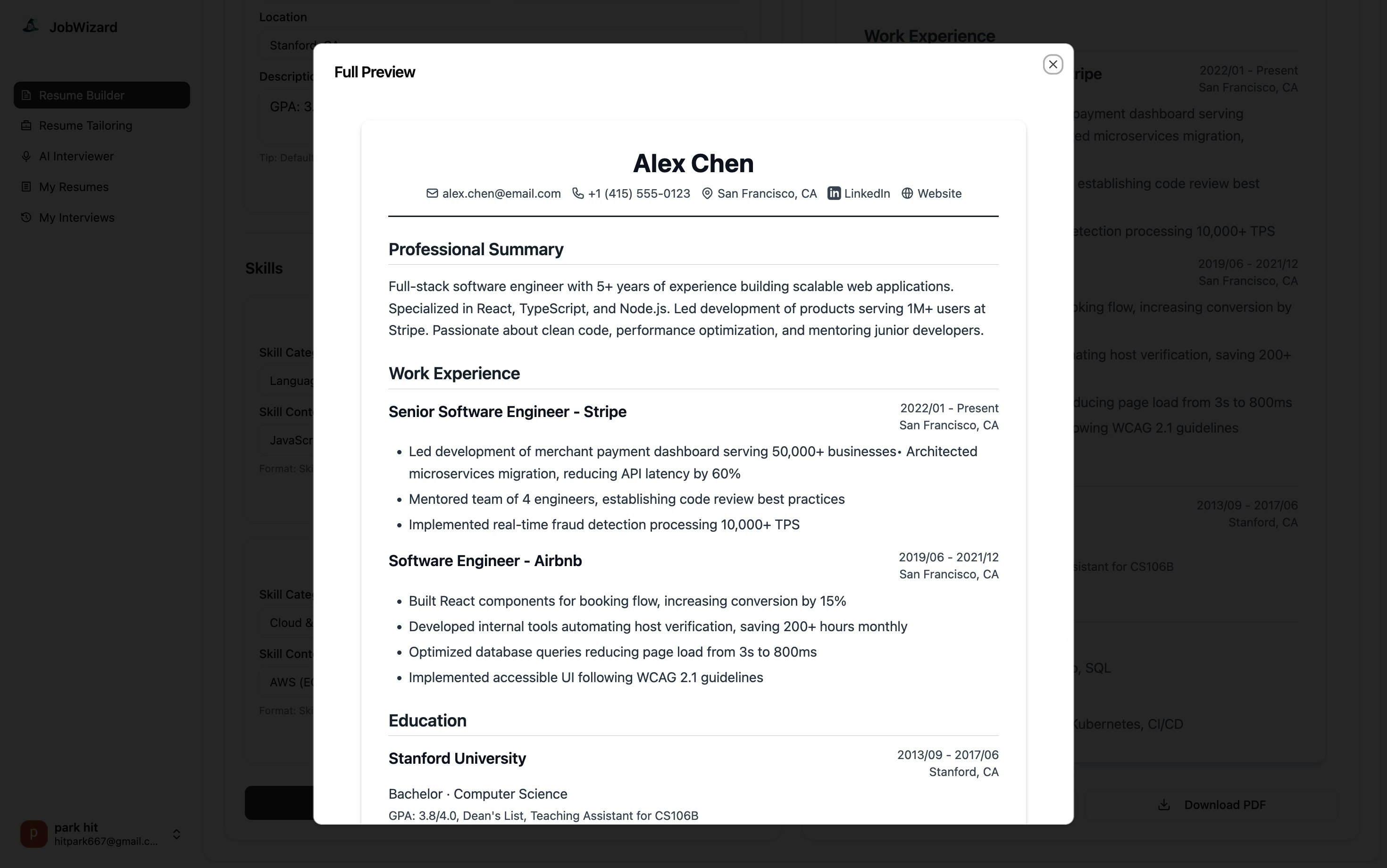 JobWizard gallery image