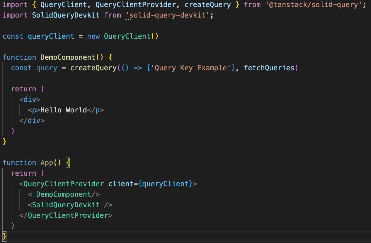Katı Sorgu Devkit - SolidJ'leri Katı Sorgu ile Hata Ayıklamak İçin Hafif Bir Devtool medya 2