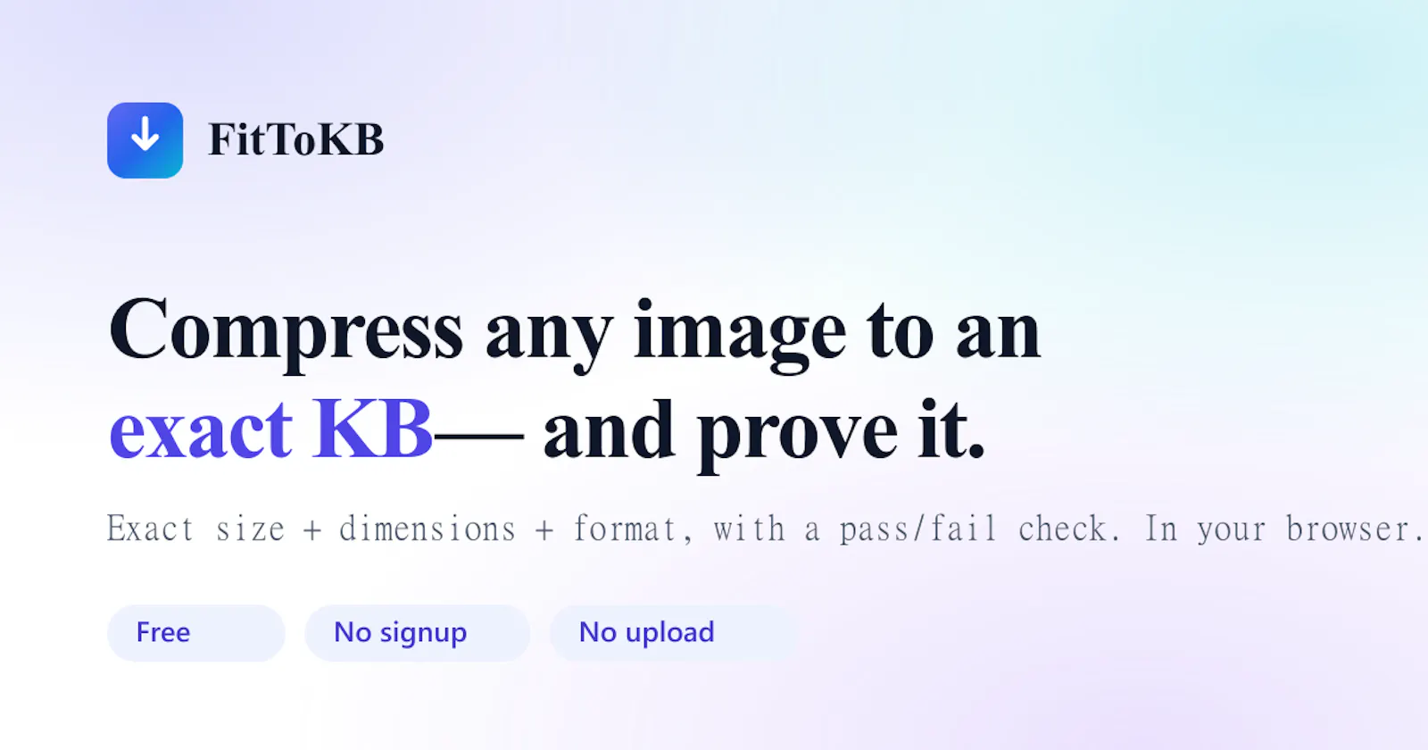 FitToKB screenshot 1