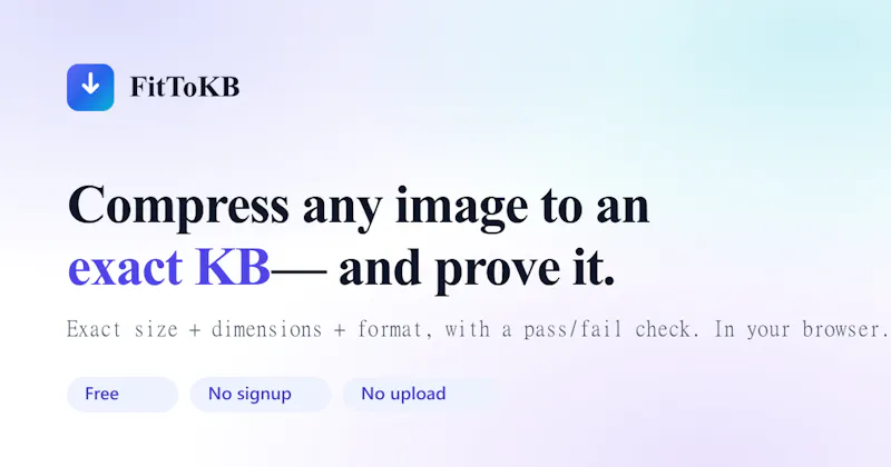 FitToKB screenshot 1