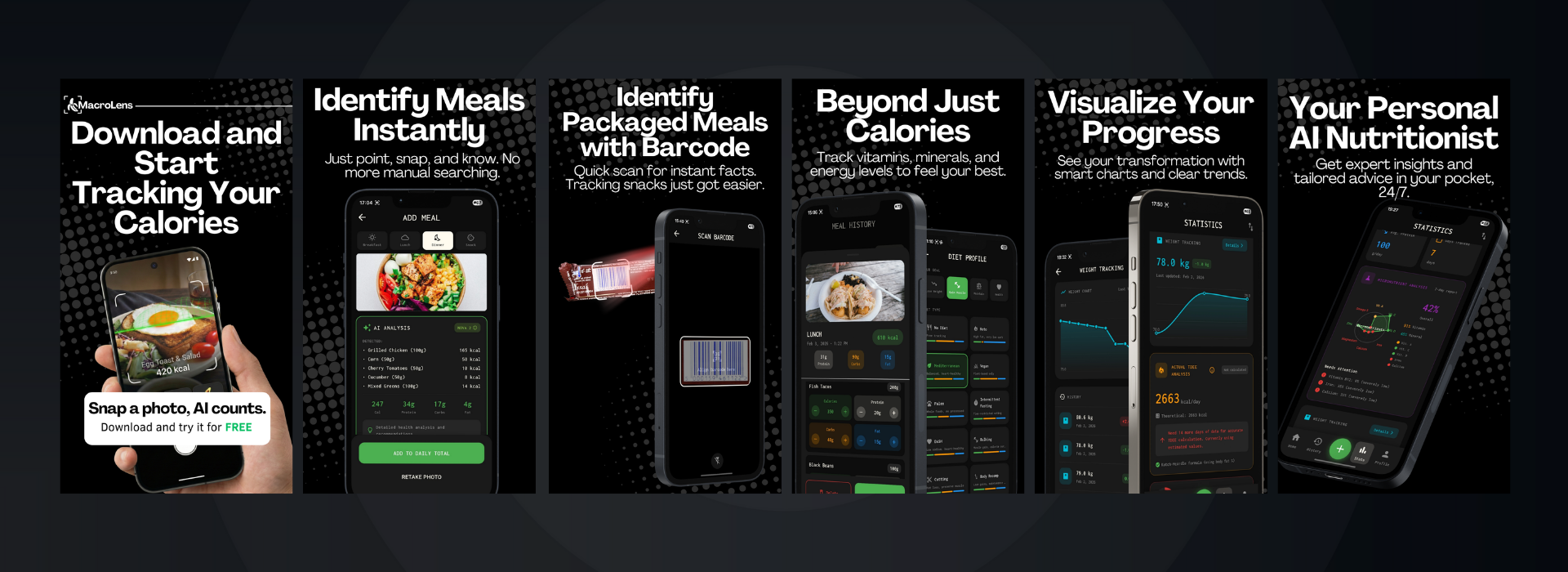 MacroLens - Main product screenshot demonstrating key features and user interface