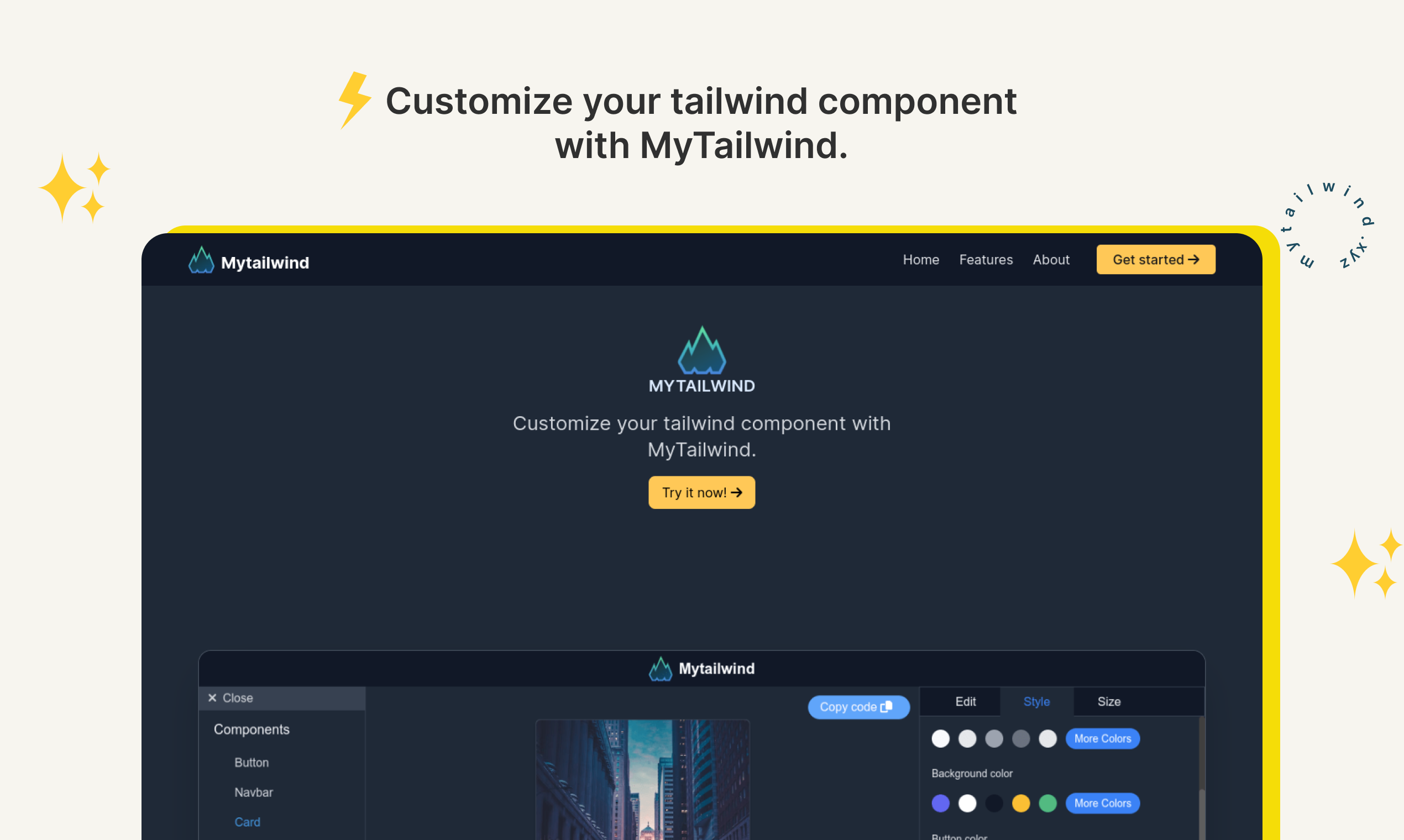 startuptile Mytailwind-The ultimate Tailwind component builder