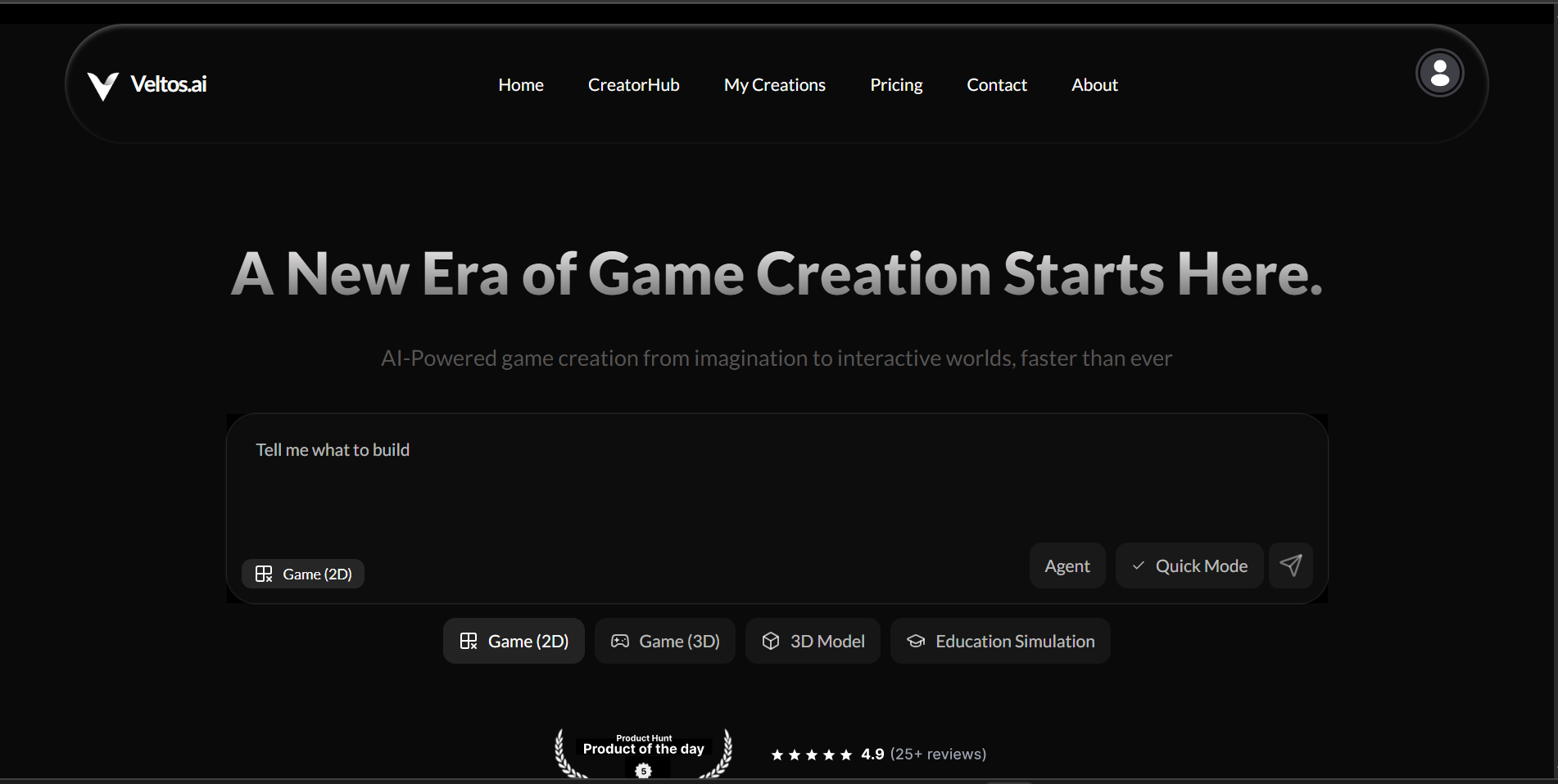 Veltos.ai 2.0 (Games in minute) gallery image