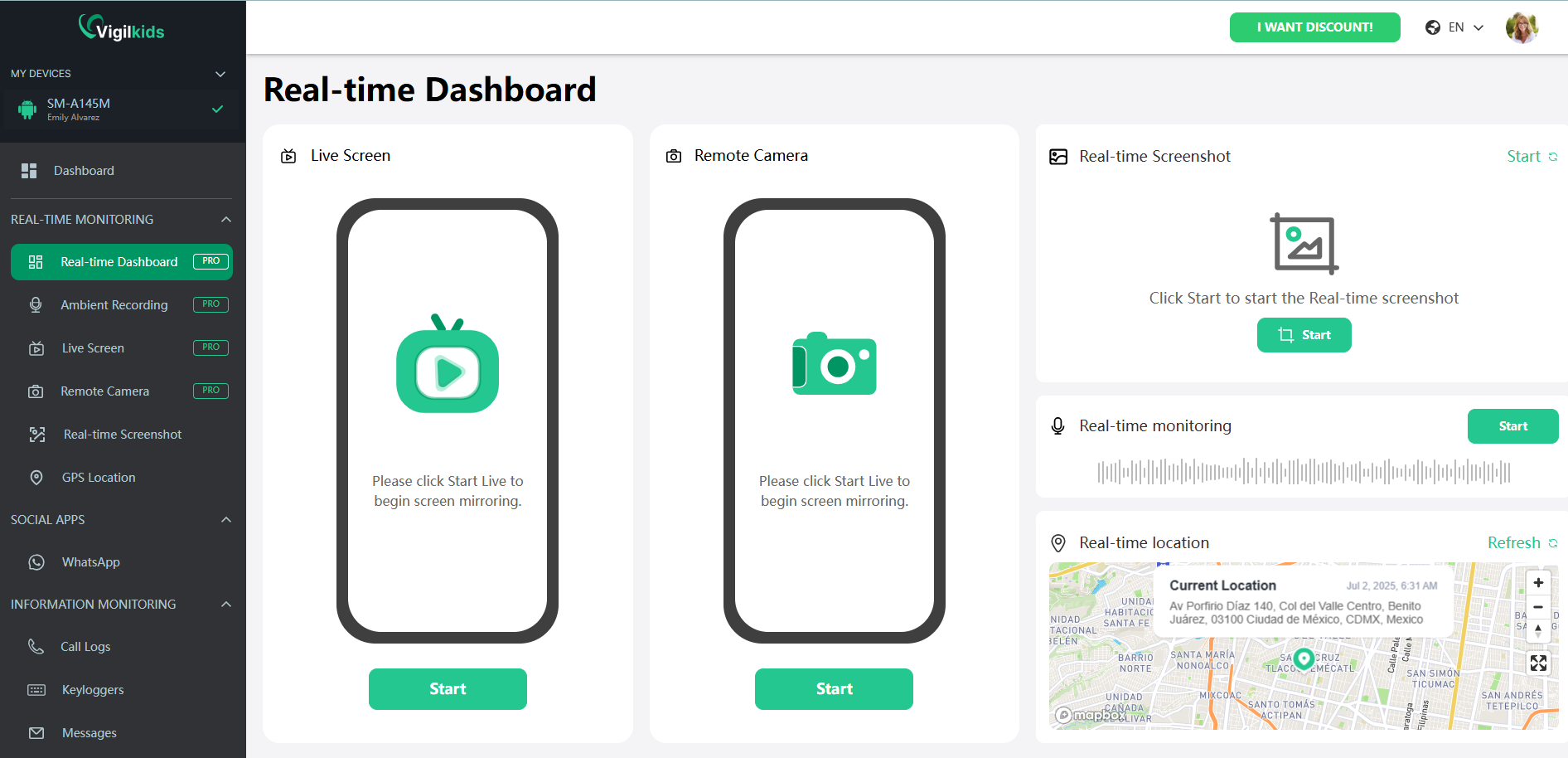 App di monitoraggio di Vigilkids - Resta connesso, resta informato media 3