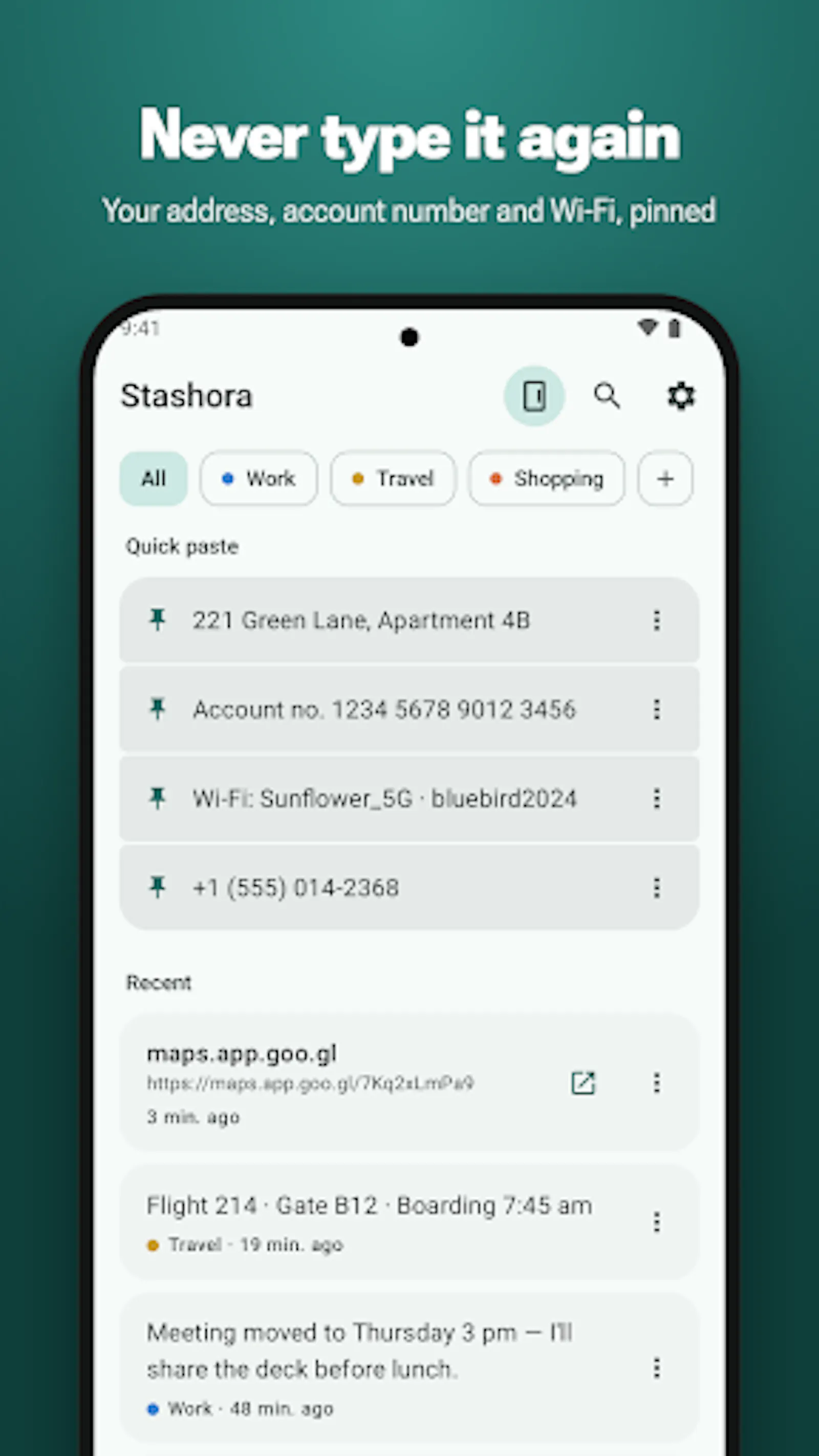 Stashora: Floating Clipboard screenshot 3