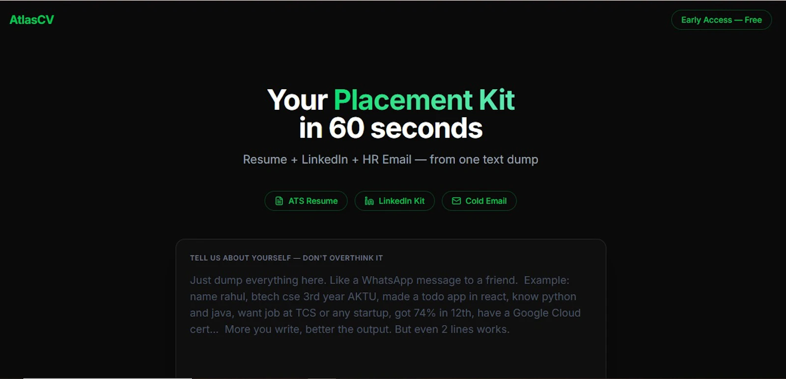 AtlasCV screenshot 1