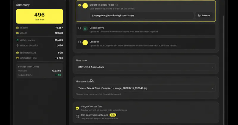 FixMyExport screenshot 1