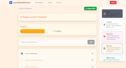 launchchecklist.pro gallery image