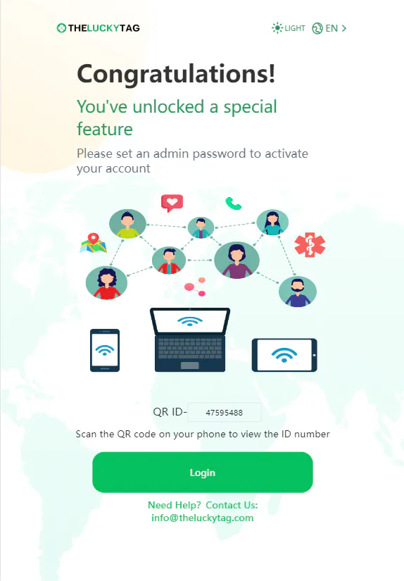 Banner del producto QR Medical ID Bracelet Program