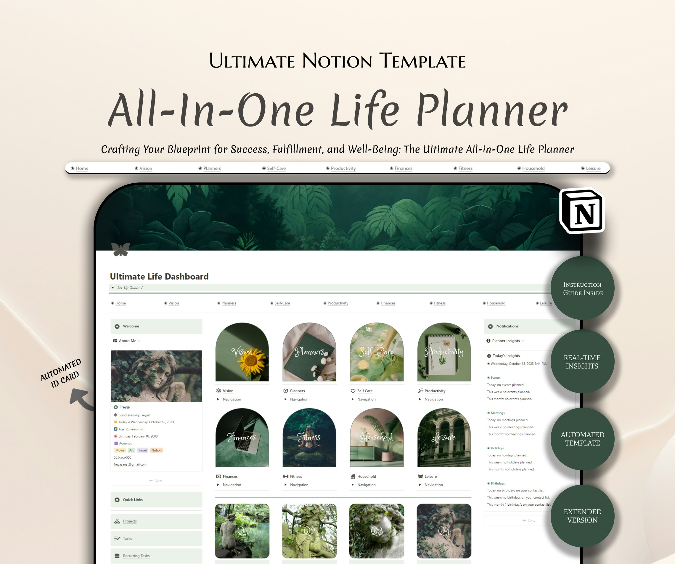 Ultimate All-in-One Life Planner