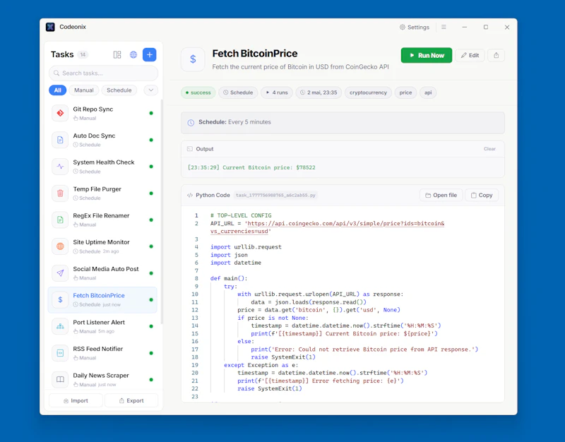 Codeonix screenshot 1