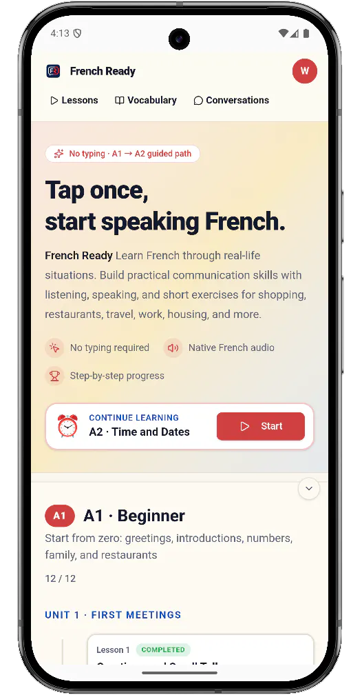French Ready App gallery image