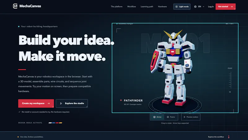 MechaCanvas screenshot 2