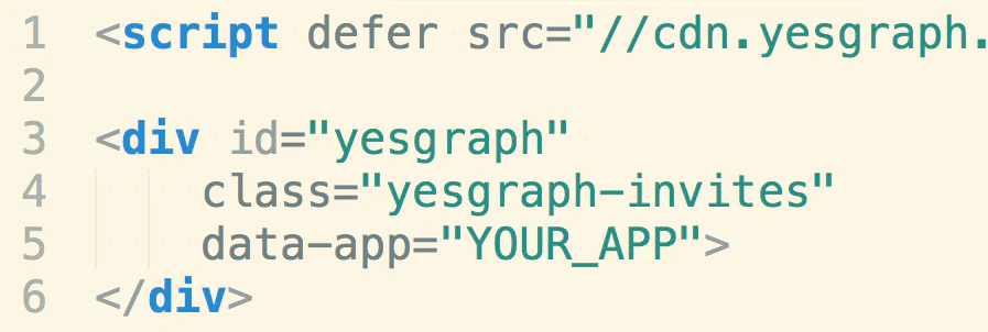 YesGraph Superwidget