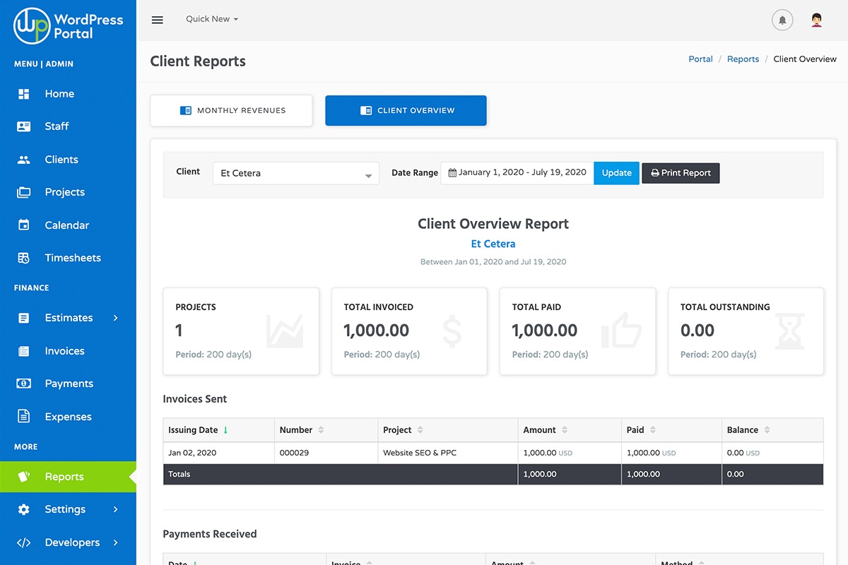 WordPress Portal gallery image