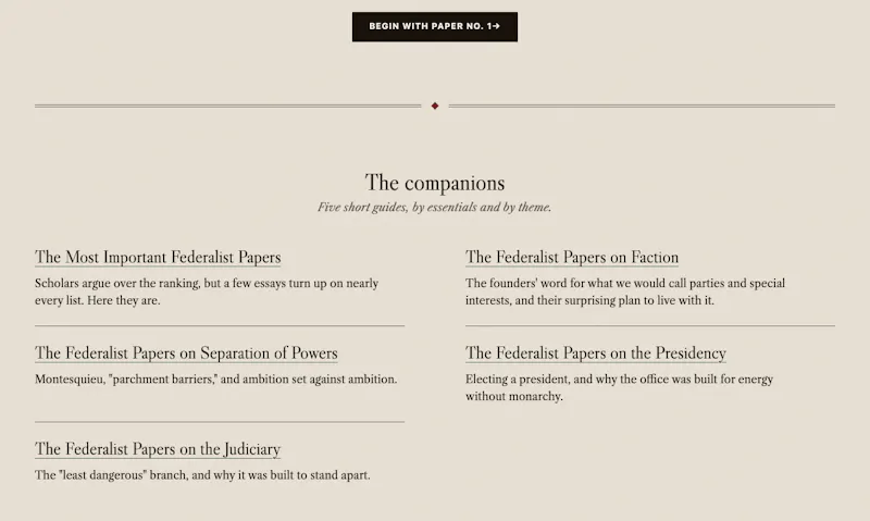 Federalist Reader screenshot 4