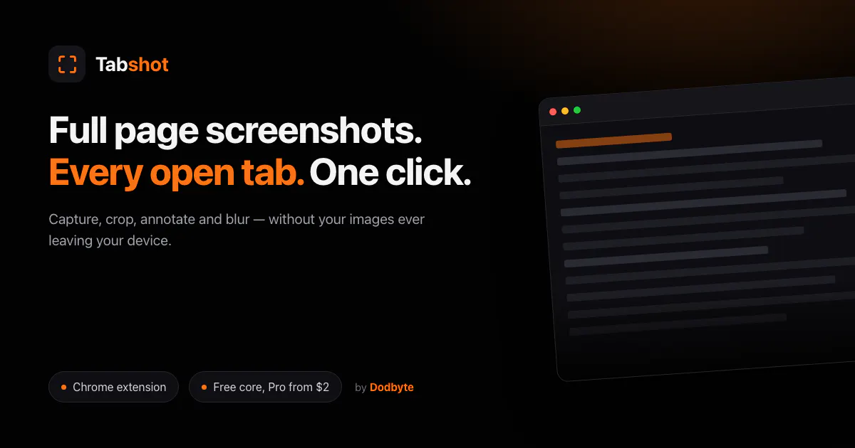 TabShot gallery image