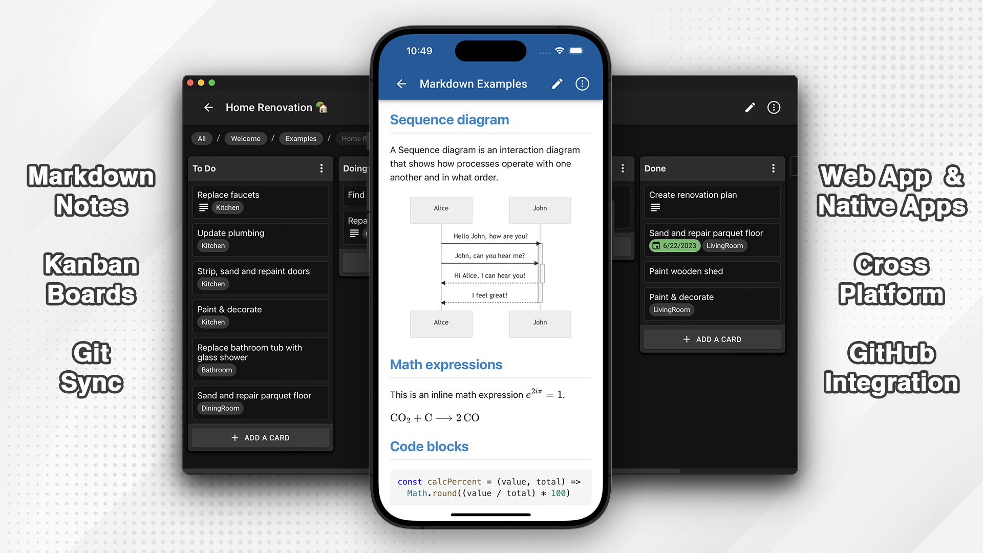 Notzhub 3.0 - Volledig platformoverschrijdend, op markdown gebaseerde nota-nemen-app media 1