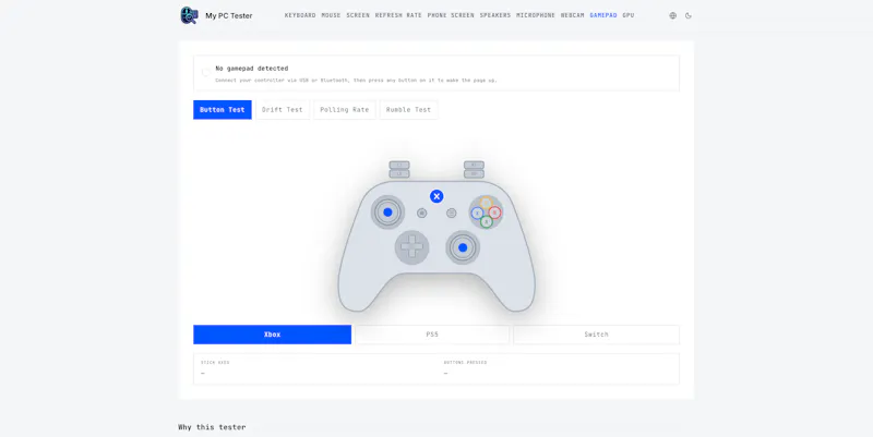 mypctester.com screenshot 4
