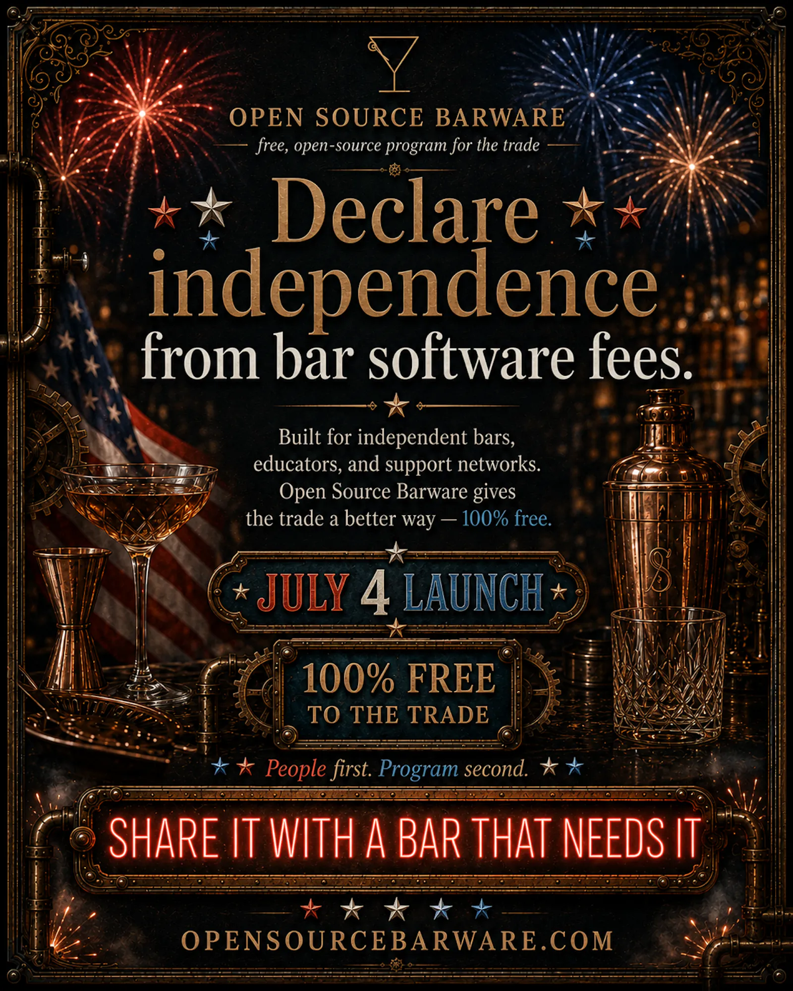 OpenSourceBarWare screenshot 2