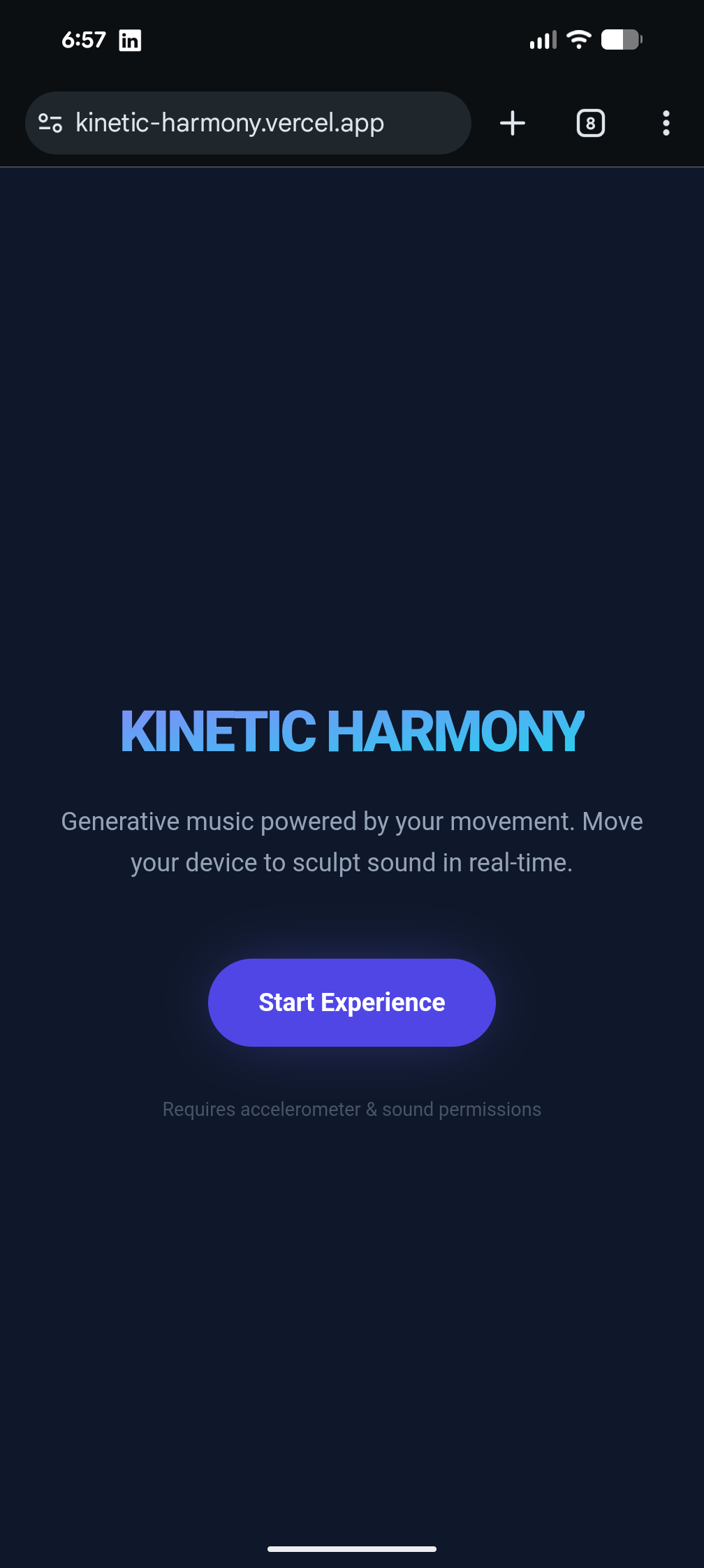 Kinetic Harmony - Main product screenshot demonstrating key features and user interface
