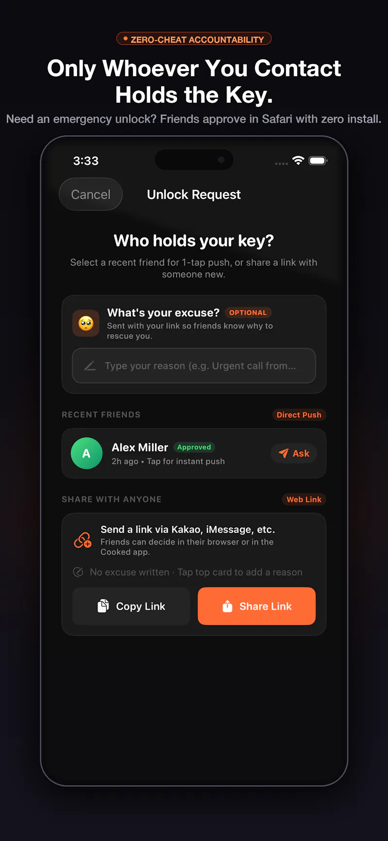 Cooked  focus lock screenshot 3