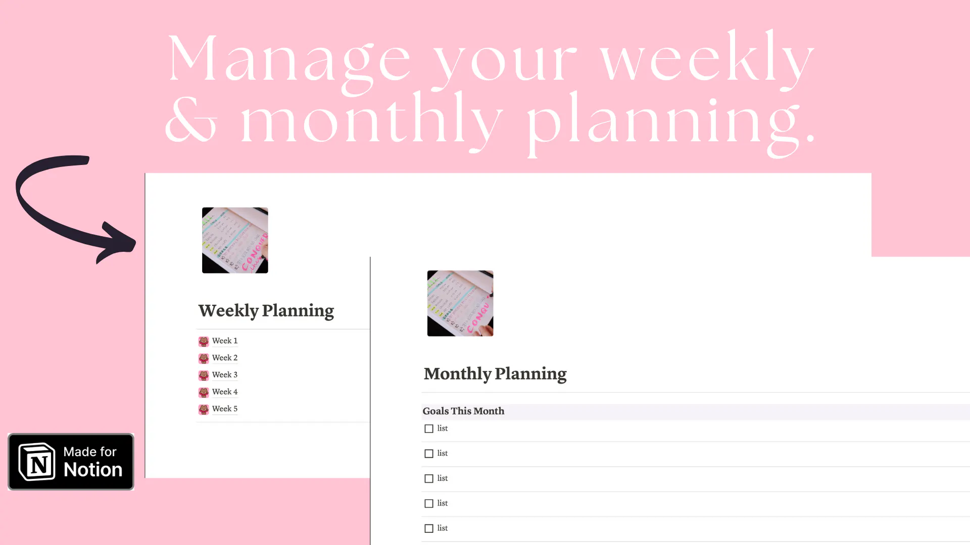 Time-Blocking Planner (Notion Template) gallery image