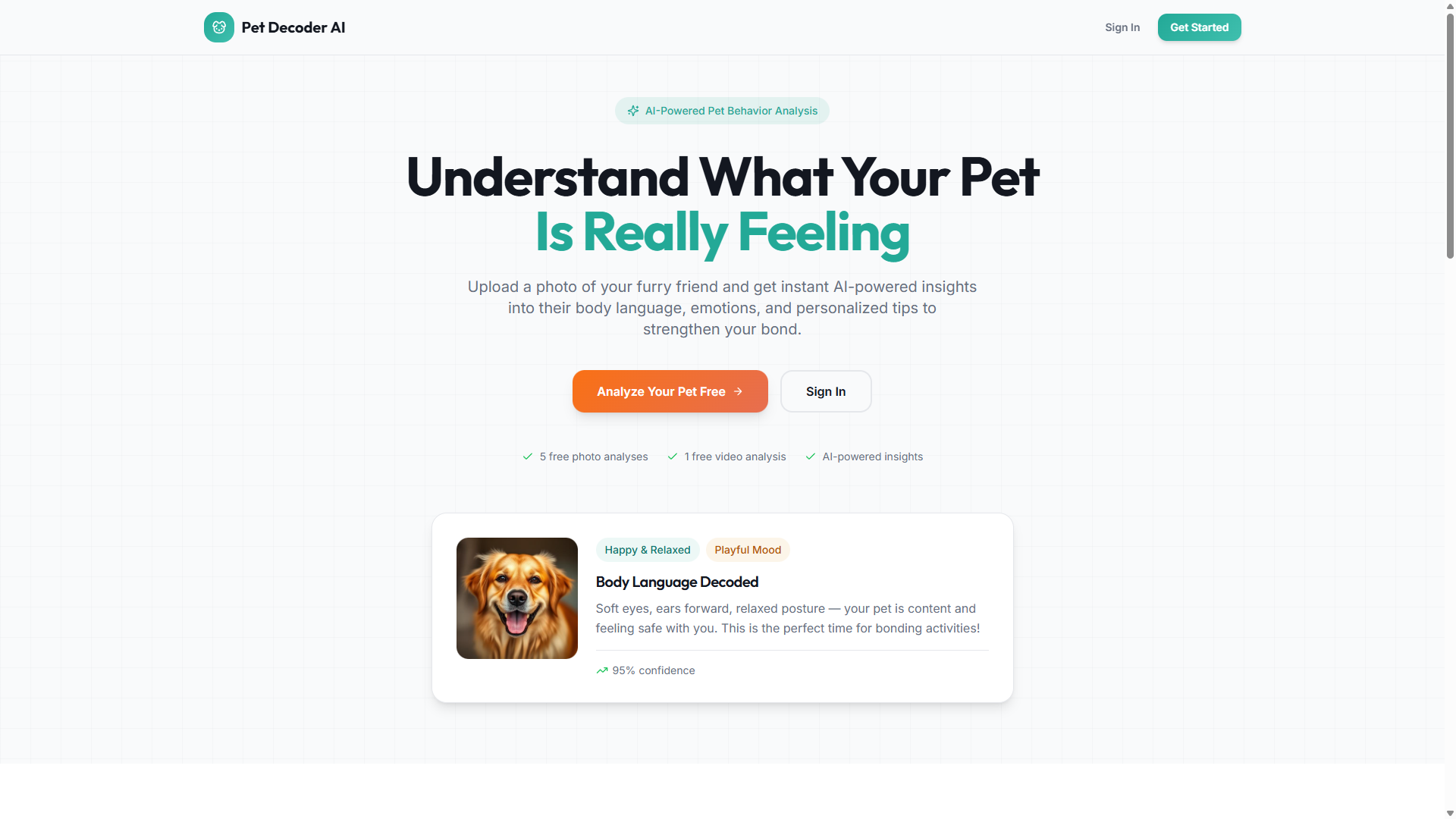 Pet Decoder AI gallery image