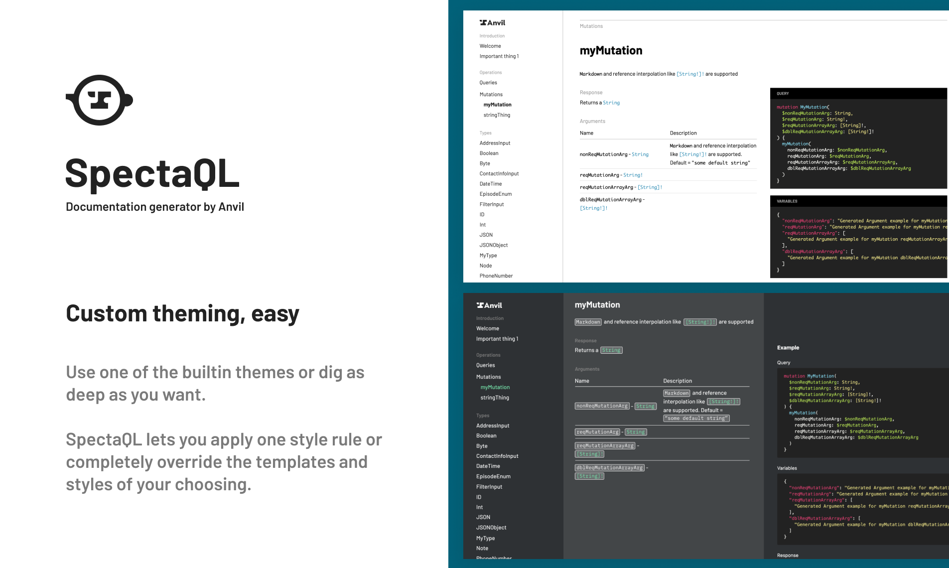 Spectaql - Автогенерация документация для вашего API GraphQL медиа 3