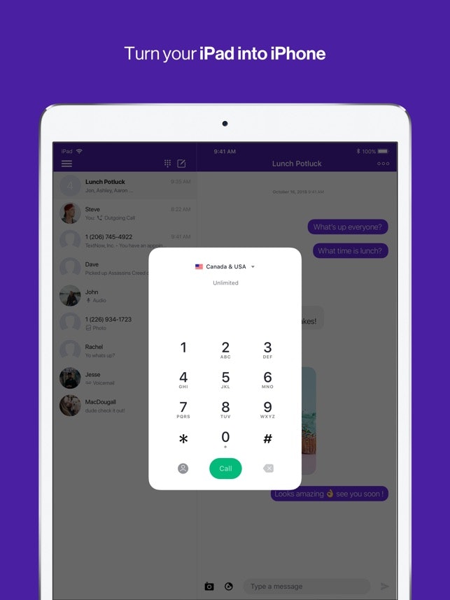 TextNow gallery image