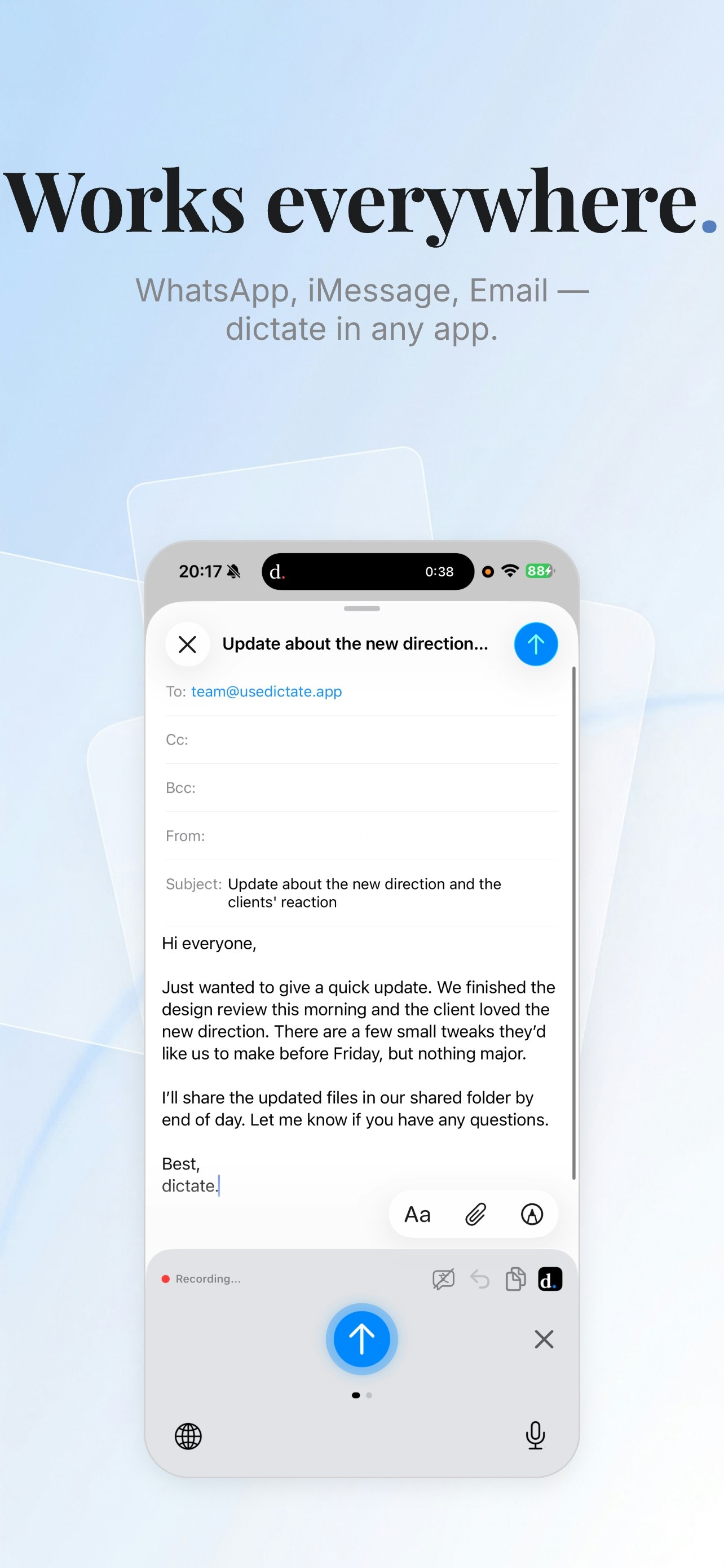 dictate. gallery image
