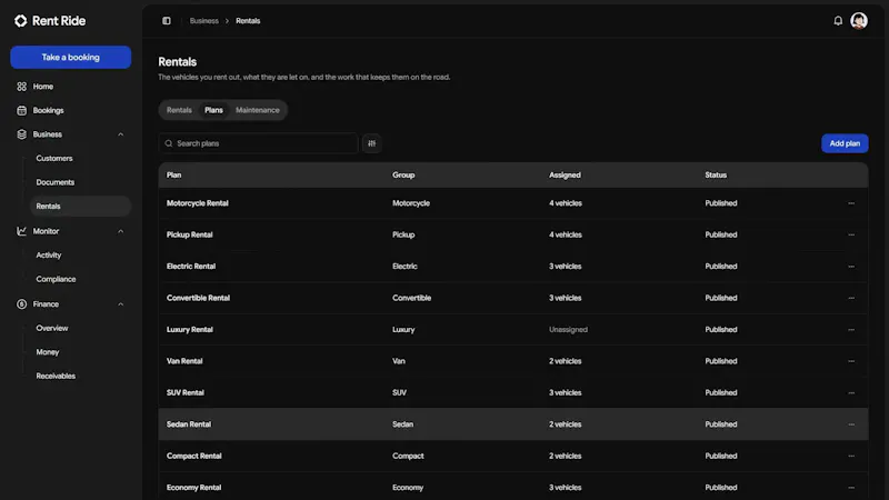 Rent Ride screenshot 5