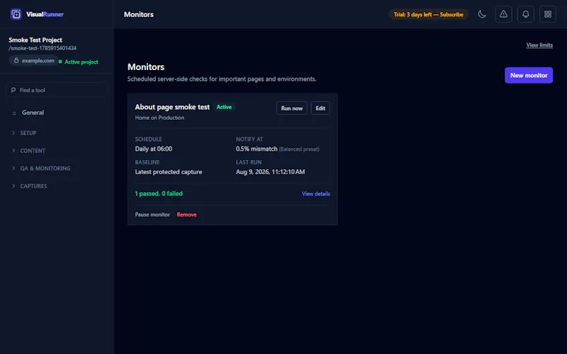 VisualRunner screenshot 4