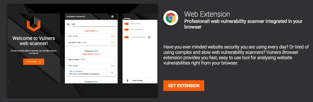 Vulners: complete security database gallery image